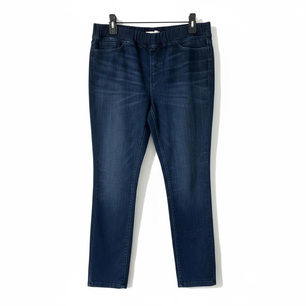 Eileen Fisher Pull-On Jeans | Casual • Minimalist • Stretch • Denim • Small